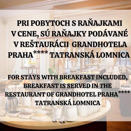 Apartmany Horec Tatranská Lomnica Dış mekan fotoğraf